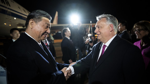 Φωτογραφία από την επίσκεψη του Κινέζου προέδρου στην Ουγγαρία