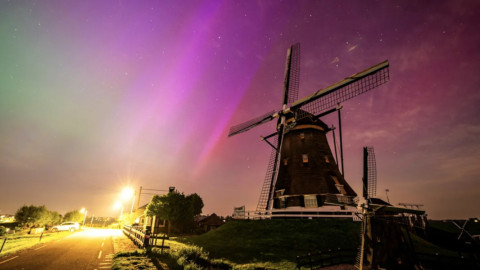 Το Βόρειο Σέλας στον ουρανό της Ολλανδίας