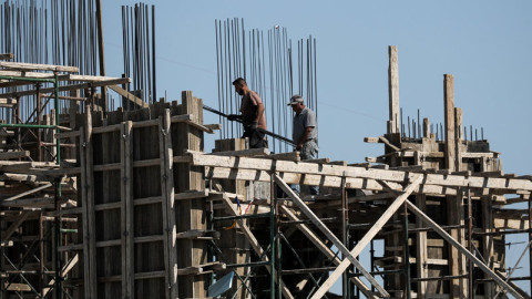 Αυξήθηκαν 5,6% οι τιμές έργων κατασκευής νέων κτηρίων κατοικιών το α' τρίμηνο