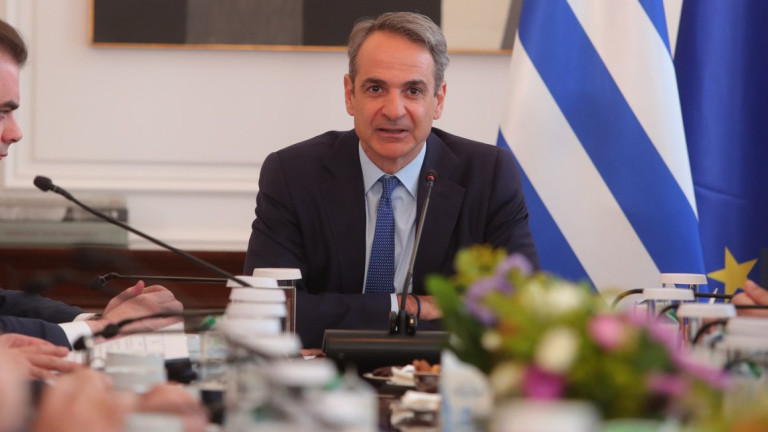 Ο Κυριάκος Μητσοτάκης στο υπουργικό συμβούλιο 