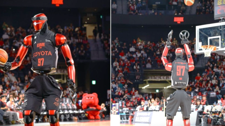 Η Toyota παρουσίασε το νέο ρομπότ-μπασκετμπολίστα / Φώτο: Youtube