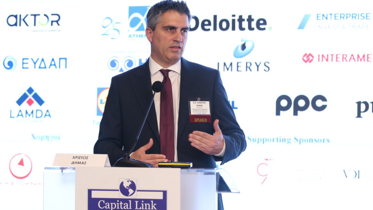 Χρίστος Δήμας, 16ο Συνέδριο «Capital Link Sustainability», με θέμα: «Δημόσιος & Ιδιωτικός Τομέας με Όραμα τη Βιωσιμότητα».