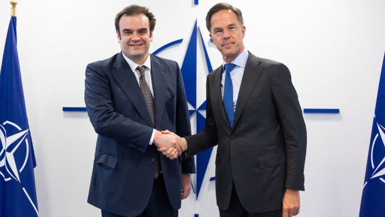 Συνάντηση του Προέδρου του Eurogroup και Υπουργού Εθνικής Οικονομίας και Οικονομικών Κυριάκου Πιερρακάκη με τον Γενικό Γραμματέα του ΝΑΤΟ Mark Rutte