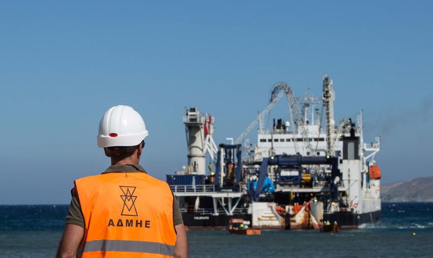 Ηλέκτριση της υποβρύχιας διασύνδεσης Εύβοιας - Άνδρου