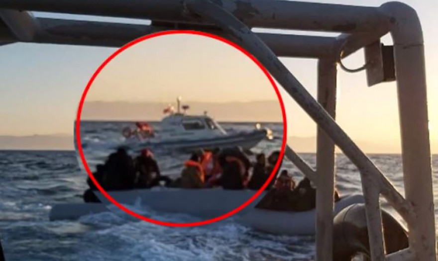 Βίντεο: Συνοδεία τουρκικών ακταιωρών λέμβοι μεταναστών στο Αιγαίο