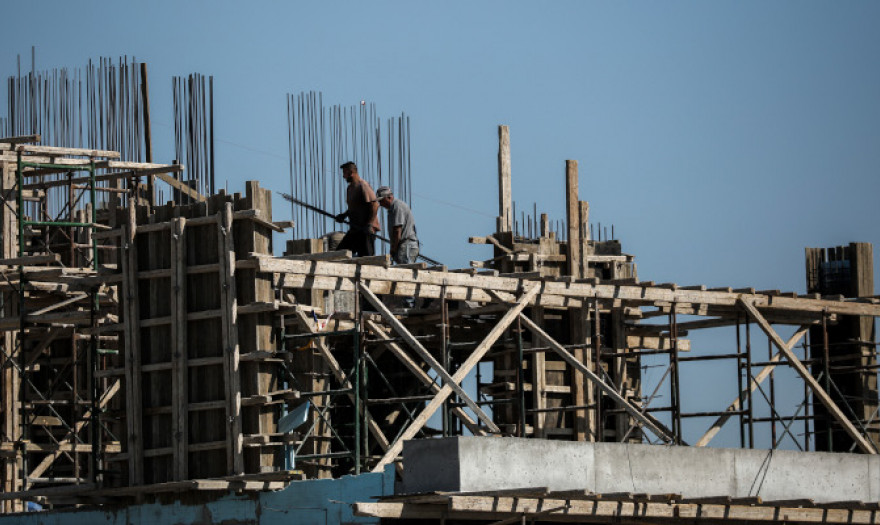 Αύξηση 26,7% καταγράφηκε στον όγκο της ιδιωτικής οικοδομικής δραστηριότητας τον Ιούνιο