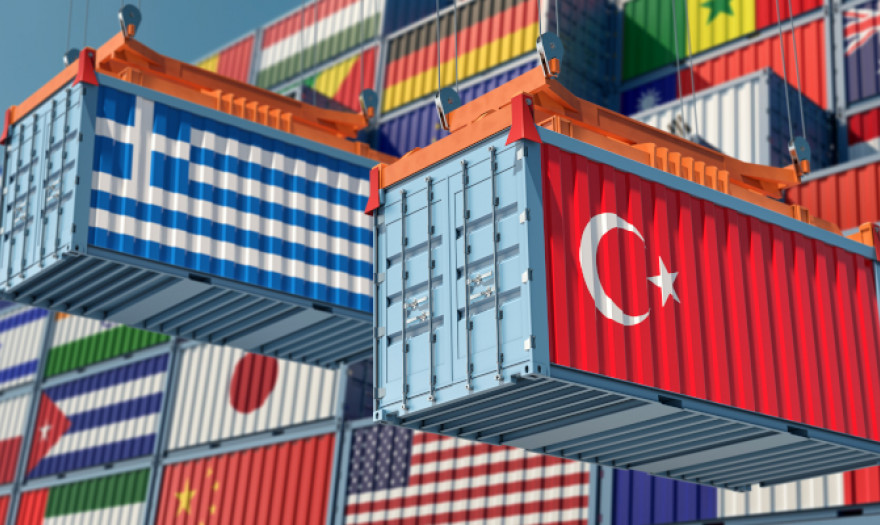 Το συνολικό εμπόριο Ελλάδας και Τουρκίας, έφτασε τα 4 δισ. ευρώ και επανήλθε στα επίπεδα του 2016