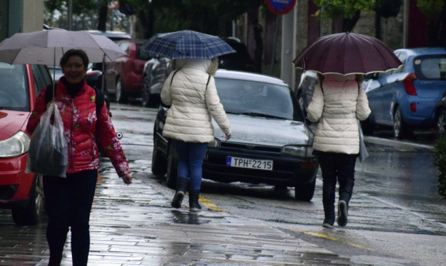 Βροχερός και αύριο ο καιρός σε μεγάλο μέρος της χώρας