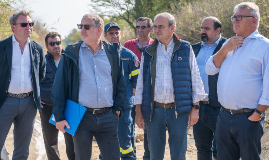 Ο Κ. Χατζηδάκης με τον Νικολά Σμιτ για τη Θεσσαλία: Άμεση και στοχευεμένη βοήθεια στους πληγέντες