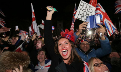 Brexit: Ολονύχτια πάρτι για την έξοδο από την ΕΕ