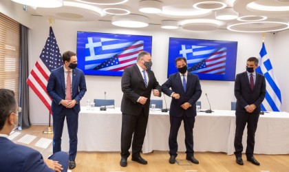 Γεωργιάδης και Πομπέο υπέγραψαν την τεχνολογική συμφωνία Ελλάδας-ΗΠΑ