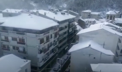 Εντυπωσιακό βίντεο από τη χιονισμένη Φλώρινα!