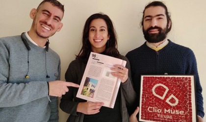 Clio Muse Tours: Τρεις start-upers πρωτοπορούν στις ψηφιακές ξεναγήσεις! Πήραν διεθνές βραβείο