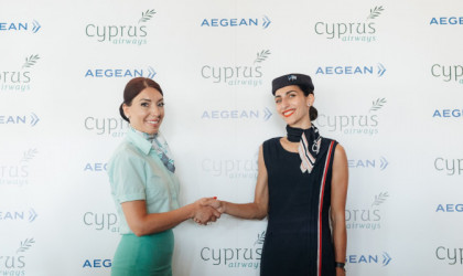 Συνεργασία AEGEAN και Cyprus Airways για πτήσεις κοινού κωδικού