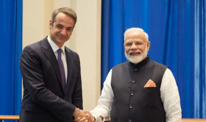 Ιστορική συνάντηση Μητσοτάκη-Μόντι: Με στόχο να καταστεί η Ελλάδα πύλη της Ινδίας προς την Ευρώπη