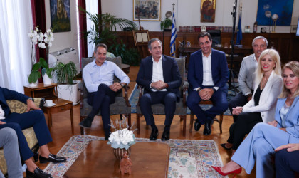 Σε εξέλιξη οι συναντήσεις του Κ. Μητσοτάκη στη Θεσσαλονίκη με παραγωγικούς και επιστημονικούς φορείς ενόψει ΔΕΘ