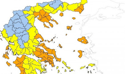 Πολύ υψηλός κίνδυνος πυρκαγιάς την Τρίτη για 9 περιφέρειες