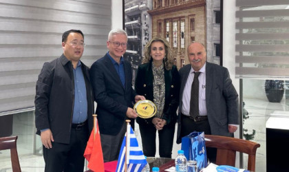Συνάντηση της προέδρου του ΕΒΕΑ με κινέζικη αντιπροσωπεία διοργανωτών της έκθεσης CISMEF