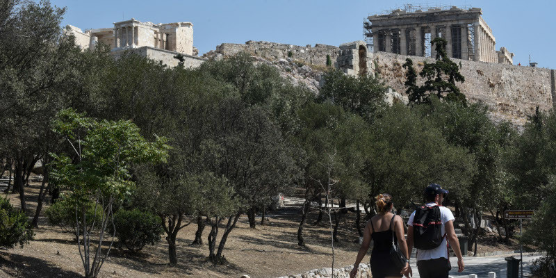Τουρίστες στην Αθήνα