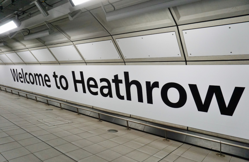 Το αεροδρόμιο Heathrow στη Μεγάλη Βρετανία / Φωτογραφία shutterstock