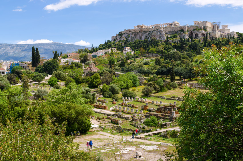 Η Ακρόπολη και η Αρχαία αγορά / Φωτογραφία: Shutterstock