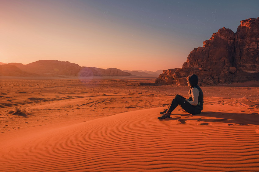  Wadi Rum στην Ιορδανία 
