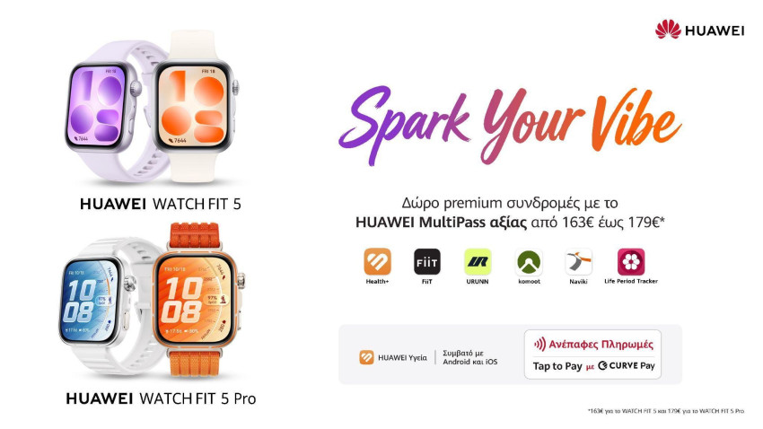  HUAWEI WATCH FIT 5 / φωτο: ΔΤ