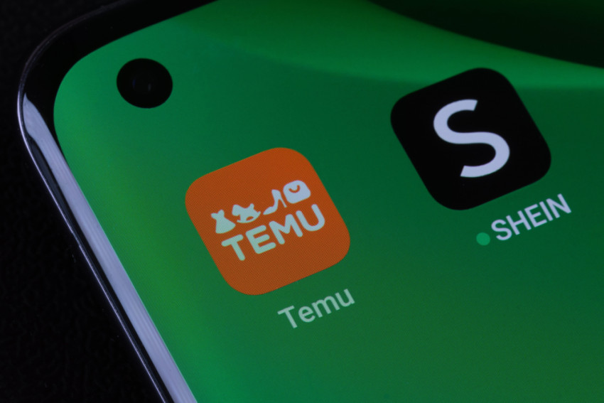 Οι εφαρμογές της Temu και της Shein