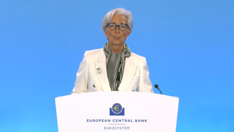 Η επικεφαλής της ΕΚΤ, Κριστίν Λαγκάρντ