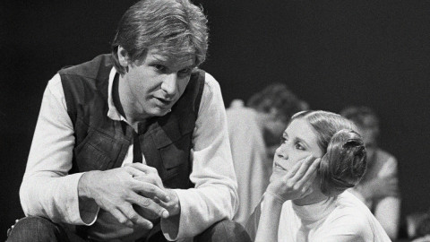Ο Χάρισον Φορντ και η Κέρι Φίσερ στα γυρίσματα του Star Wars