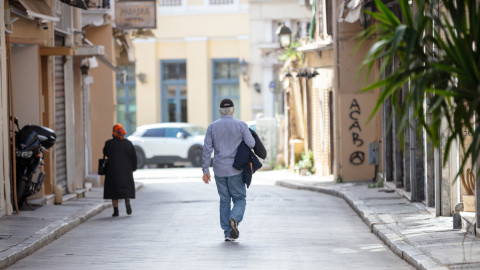 Δρόμος της Πλάκας στο κέντρο της Αθήνας/Φωτογραφία: Shutterstock