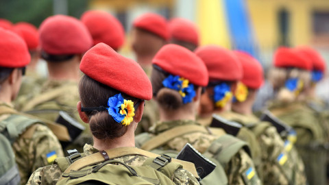 Ουκρανία, γυναίκες στρατιώτες