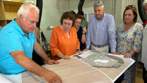 Φωτογραφία από την επίσκεψη της υπουργού
