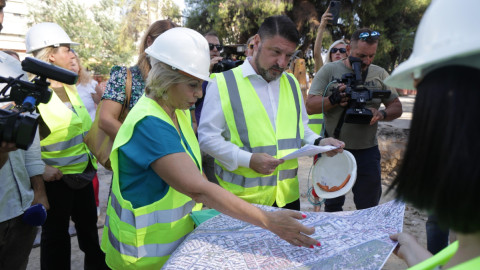 Φωτογραφία από την επίσκεψη του Νίκου Χαρδαλιά