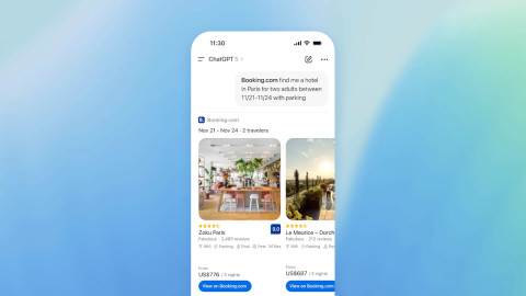 Η εφαρμογή της Booking στο ChatGPT