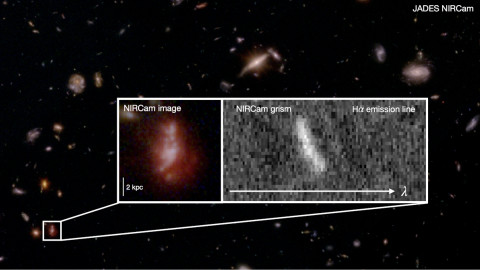 Credit φωτογραφίας: NASA, ESA, CSA, STScI, B. Robertson (UC Santa Cruz), B. Johnson (CfA), S. Tacchella (Cambridge), P. Cargile (CfA)