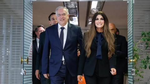 Συνάντηση Θεοδωρικάκου - Γκίλφοϊλ: Το λιμάνι της Onex στην Ελευσίνα γίνεται κέντρο για ενέργεια, εμπόριο, άμυνα 