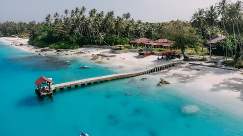 Το νησί Νέβις της Καραϊβικής