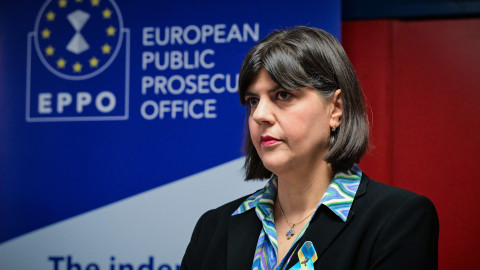 Η Ευρωπαία Εισαγγελέας Λάουρα Κοβέσι / Φώτο: EUROKINISSI