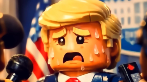 Παρωδία του Ν. Τραμπ με Lego / Φώτο: SCREENSHOT