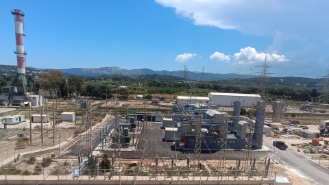 O σταθμός παραγωγής της ΔΕΗ στη Ρόδο 