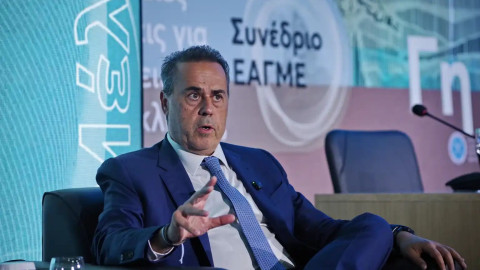 Σταύρος Παπασταύρου, μιλώντας στο ετήσιο συνέδριο της ΕΑΓΜΕ, με τίτλο «Γη & Μέλλον – Υπόγειες λύσεις για επίγειες προκλήσεις».