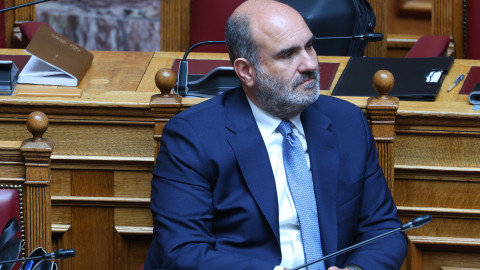 Ο υφυπουργός Εθνικής Οικονομίας και Οικονομικών, Δημήτρης Μαρκόπολους
