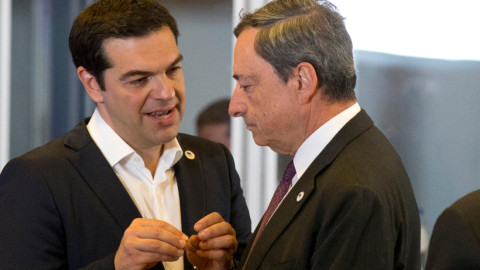 Αλέξης Τσίπρας, Μάριο Ντράγκι