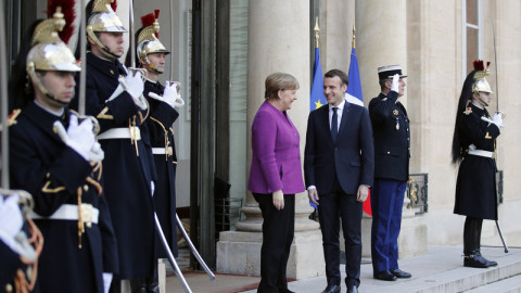 Μακρόν και Μέρκελ