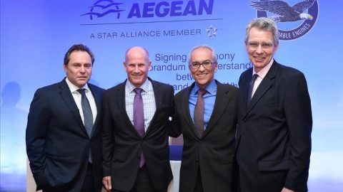 Aegean: Συμφωνία για νέους κινητήρες από την Pratt & Whitney