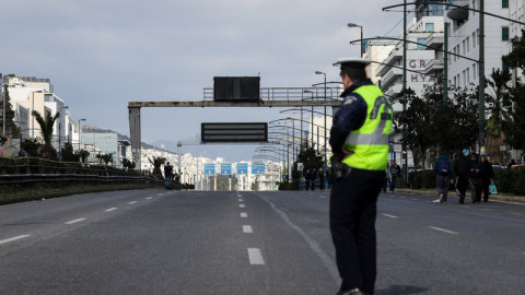 Μετ' εμποδίων από αύριο η κυκλοφορία στη Συγγρού