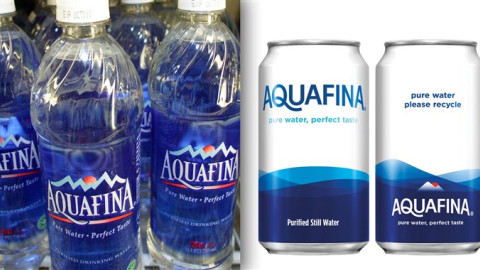 Aquafina μπουκάκια και κουτάκια νερό 