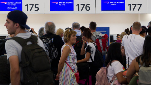 Βρετανία: Πρόβλημα στο check-in για τη British Airways 