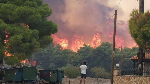 Φωτιά στη Ζάκυνθο